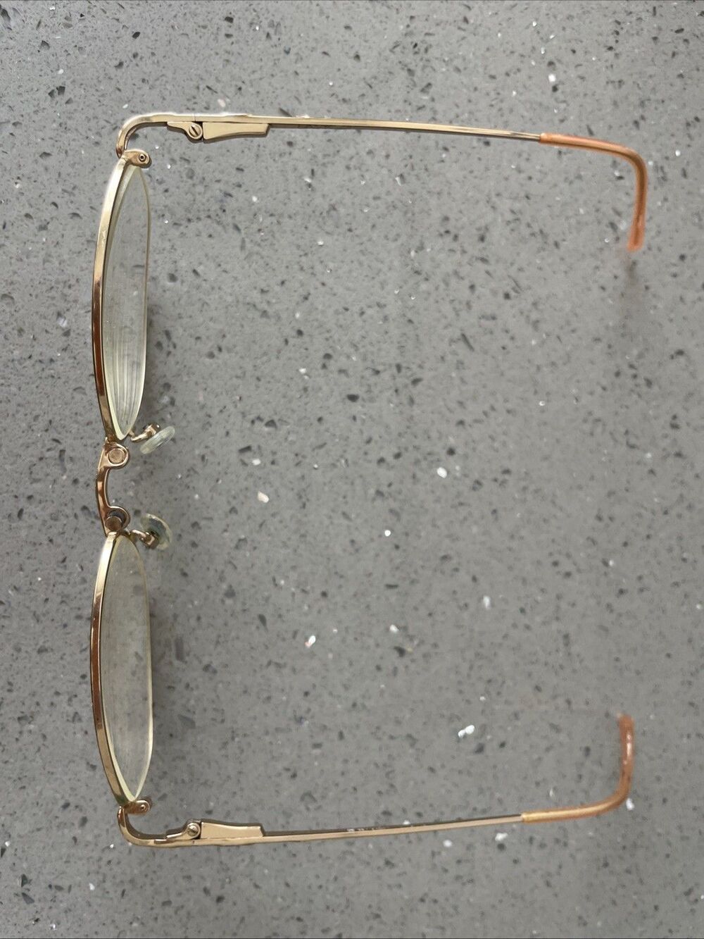 Easyclip Eyeglasses Frames ONLY Brown Full Rim 52-17-135 30 Gold - Picture 2 of 15